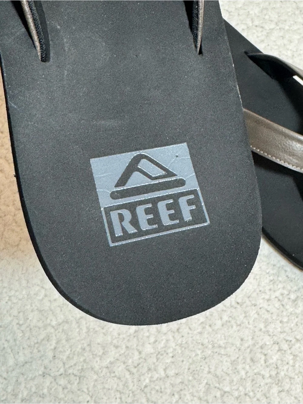 Reef Men's Twinpin Comfort Flip Flop Sandals Grey Size 11